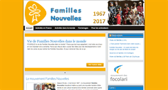 Desktop Screenshot of famillesnouvelles.org